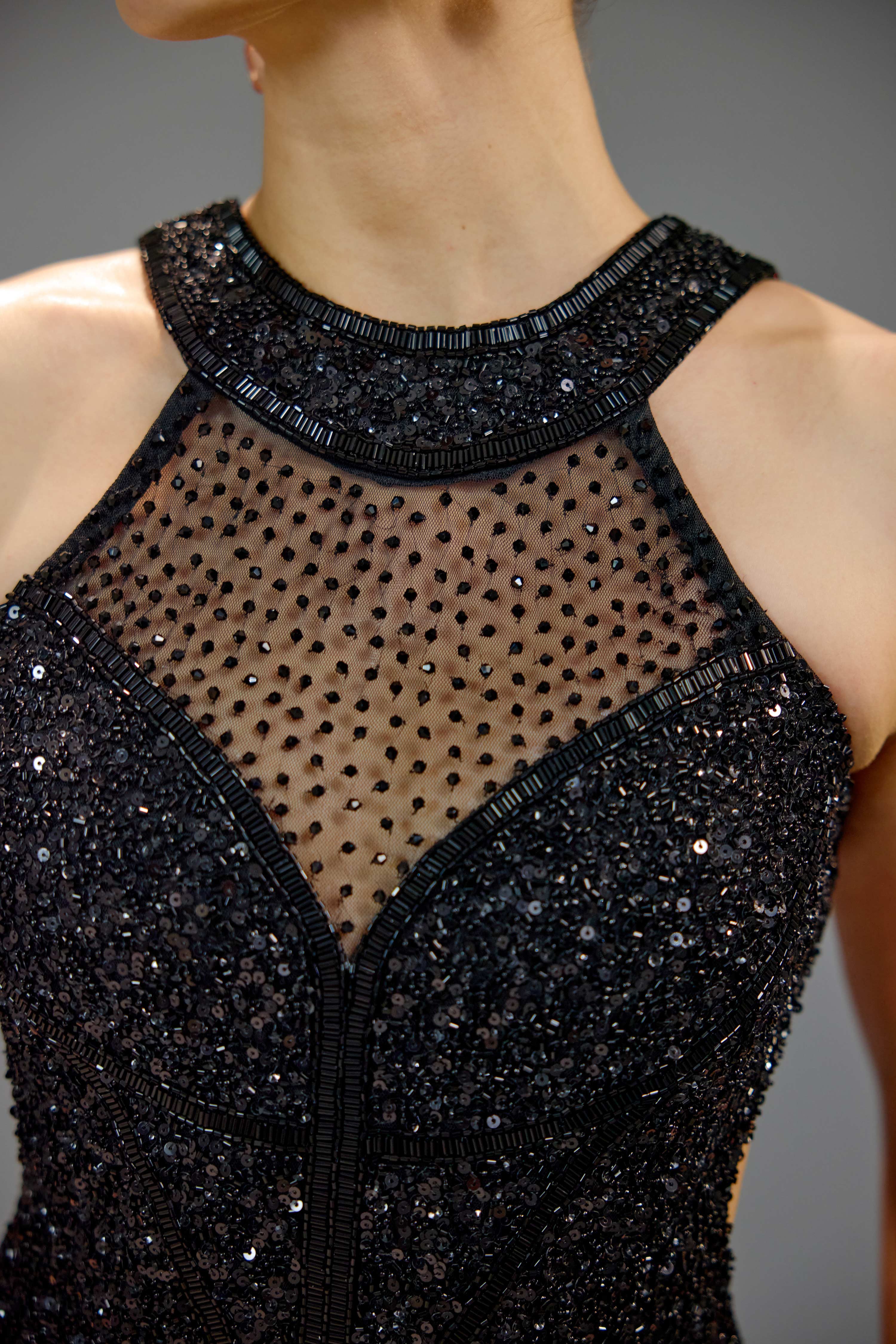 Black Halter Maxi Dress