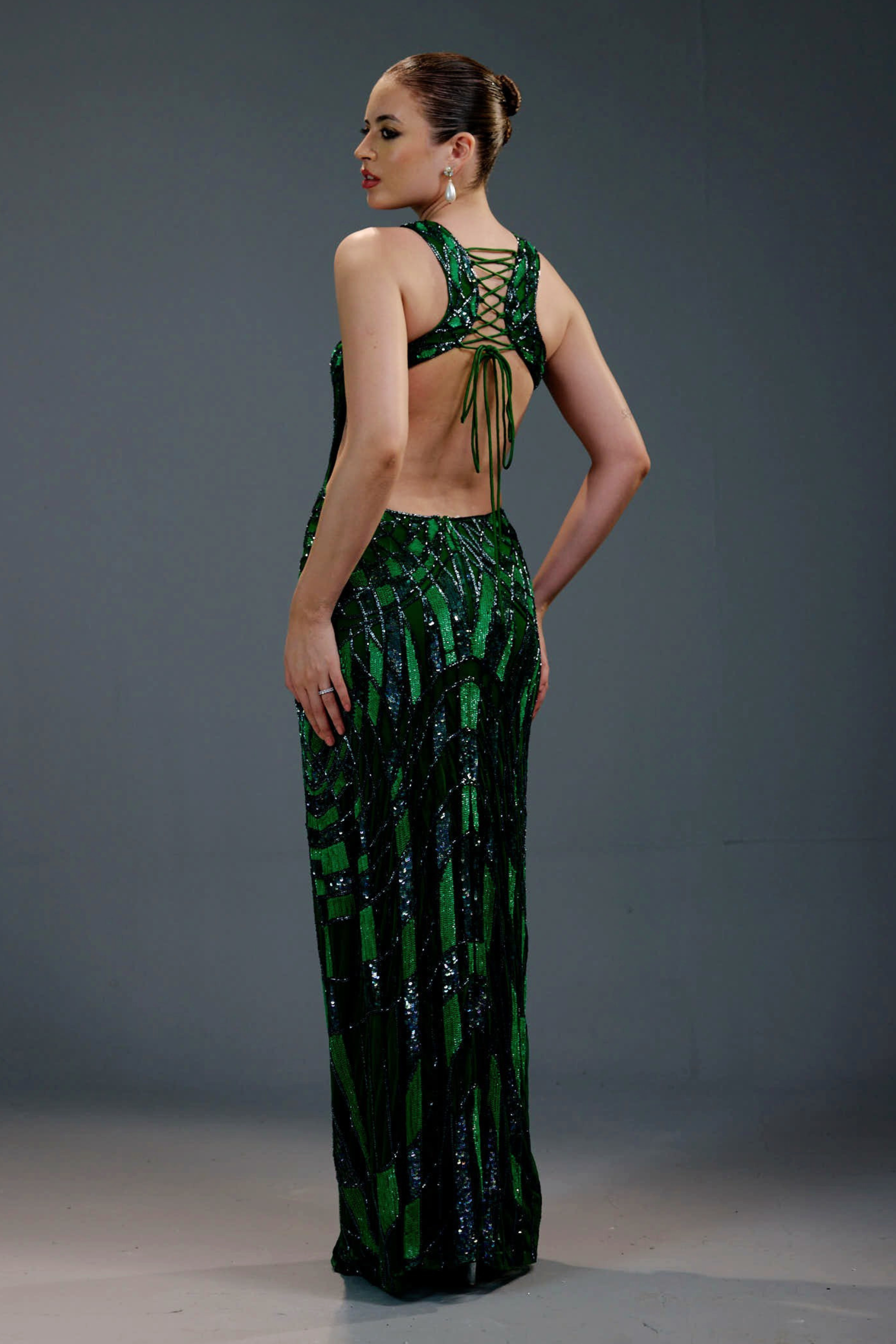 Vibrant Emerald Muse