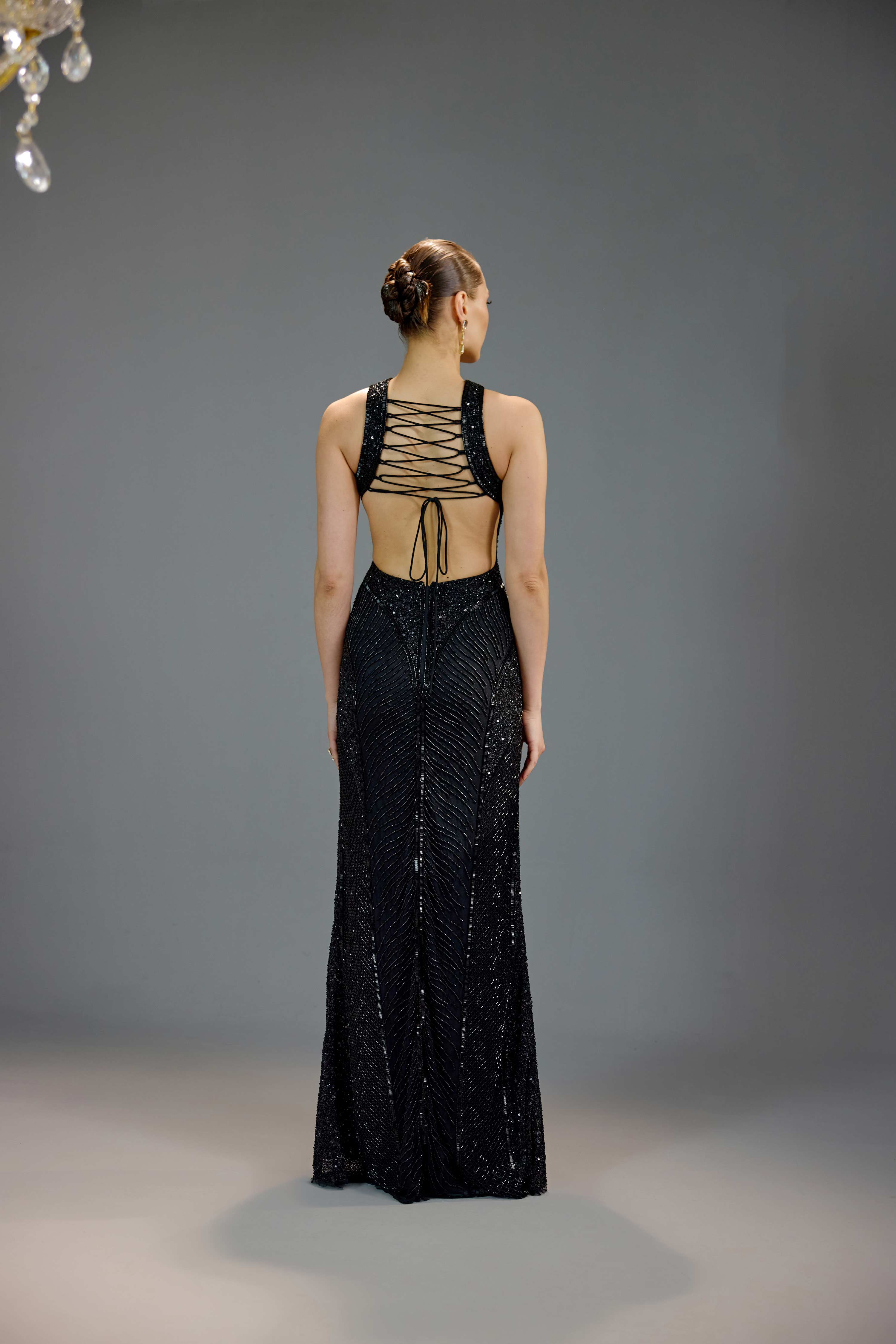 Black Halter Maxi Dress