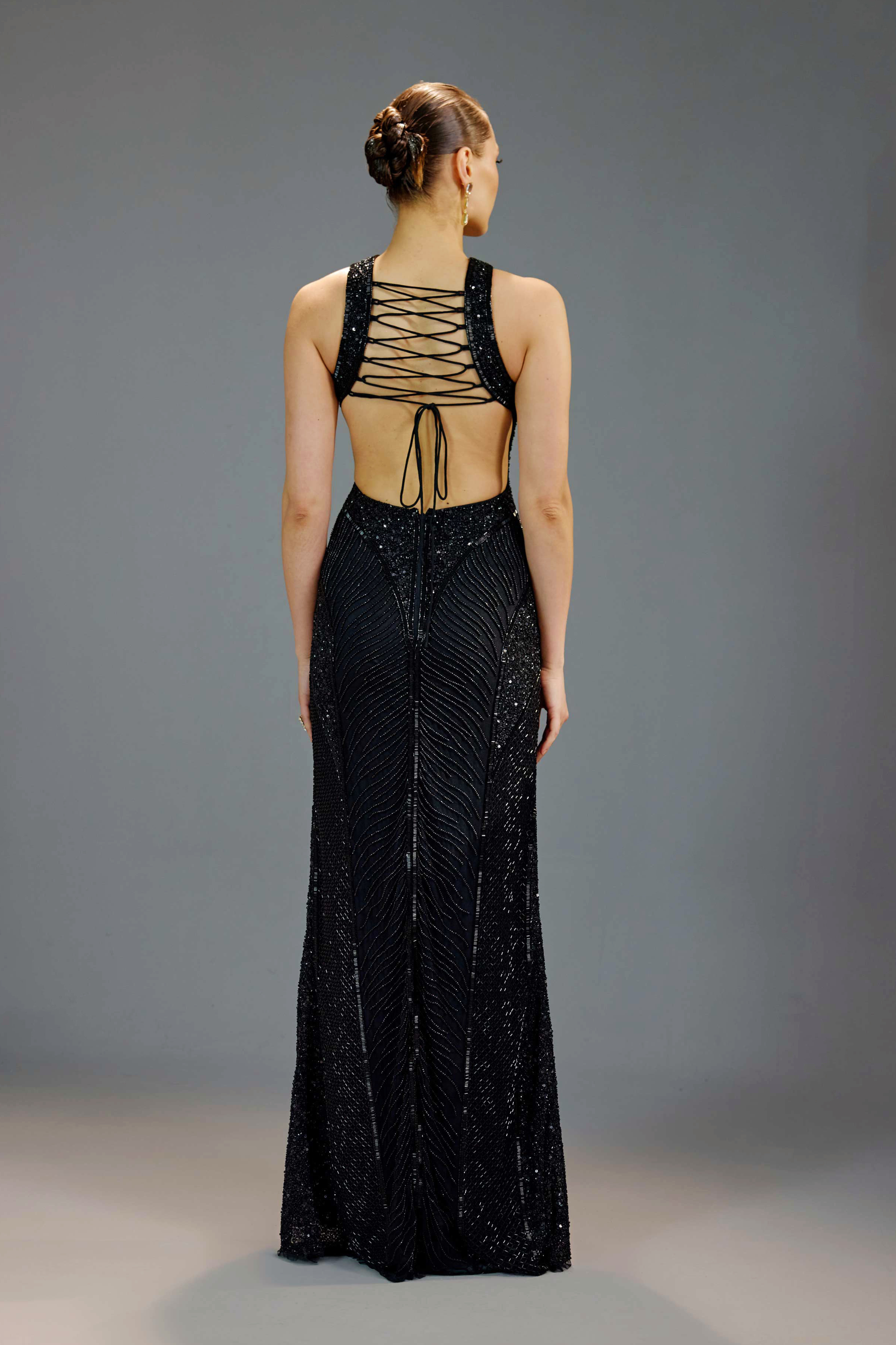 Black Halter Maxi Dress