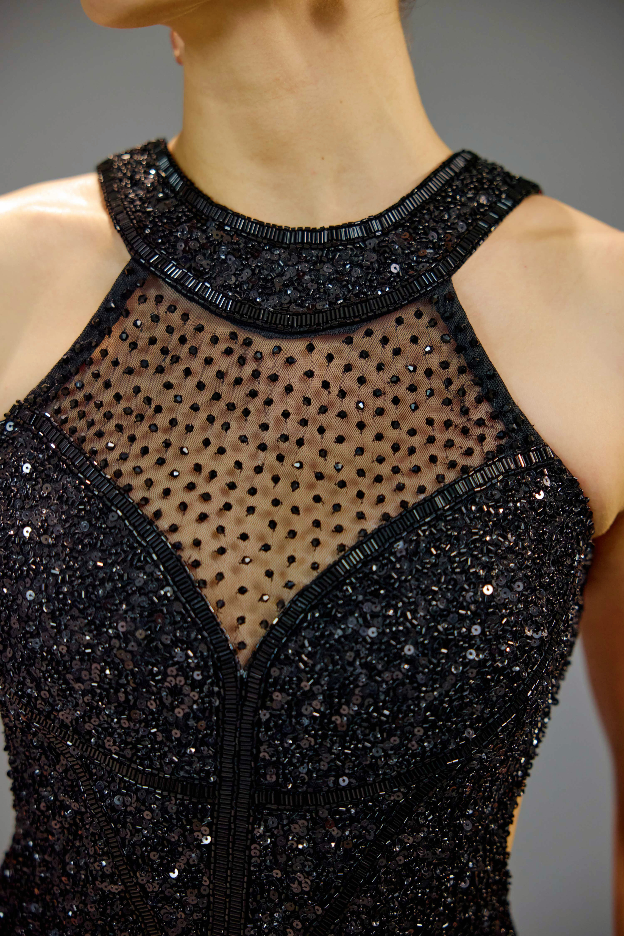Black Halter Maxi Dress